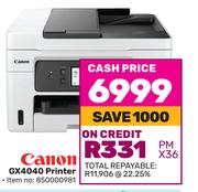 Canon GX4040 Printer