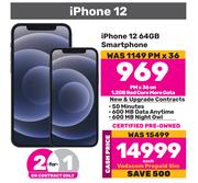 Apple iPhone 12 64GB Smartphone-Each