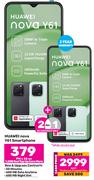 2 x Huawei Nova Y61 Smartphone-On 1.2GB Red Top Up Core More