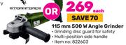Storm Force 115mm 500W Angle Grinder-Each