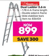 Trade Quip Dual Ladder 3.6m