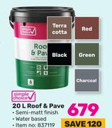 Simple Choice 20L Roof & Pave