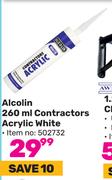 Alcolin Contractor's Acrylic White-260ml