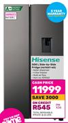 Hisense 508L Side By Side Fridge H670SIT-WD