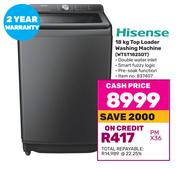Hisense 18Kg Top Loader Washing Machine WT5T1825DT