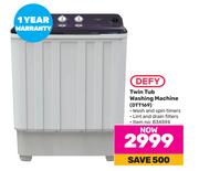 Defy Twin Tub Washing Machine DTT169