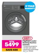 Defy 7Kg Front Loader Washing Machine DAW384
