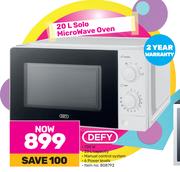 Defy 20L Solo Microwave Oven