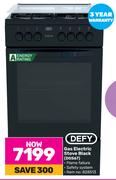 Defy Gas Electric Stove Black DGS67