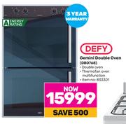 Defy Gemini Double Oven DBO768