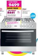 Univa 5 Burner Gas Cooker Electric Stove UGE019SI