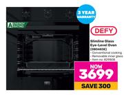 Defy Slimline Glass Eye Level Oven DBO483E