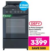 Defy 4 Plate Compact Stove DSS554