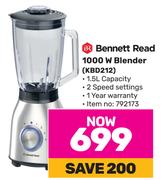 Bennett Read 1000W Blender KBD212