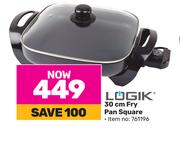Logik 30cm Fry Pan Square