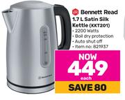 Bennett Read 1.7L Satin Silk Kettle KKT201