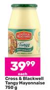 Cross & Blackwell Tangy Mayonnaise-750g