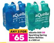 Aquelle Still Or Sparkling Spring Water Bottles-For Any 2 x 6 x 500ml