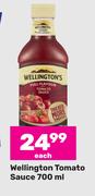 Wellington Tomato Sauce-700ml Each