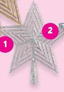 24cm Tree Topper Gold Or Silver