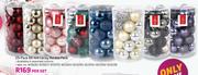 25 Pack 60mm Lacey Bauble Pack-Per Set