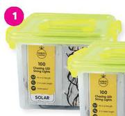 Multi Function Solar Lights 9.9m LED 100 Multi Colour