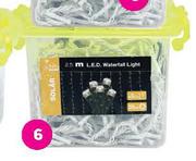 Multi Function Solar Lights 5m LED Multi Effect Water Fall Lights