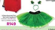 2 Piece Assorted Tutu Skirt With Headband