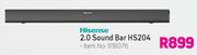 Hisense 2.0 Sound Bar HS204