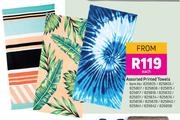 Assorted Printed Towels-Each