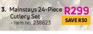 Mainstays 24 Piece Cutlery Set