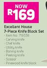 Excellent House 7 Piece Knife Block Set