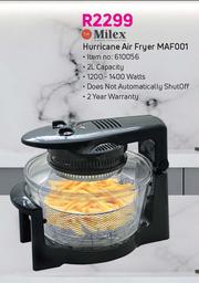 Milex hurricane on sale air fryer