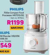 Philips 700W Compact Food Processor HR7310/00