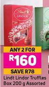 Lindt Lindor Truffles Box Assorted-For Any 2 x 200g