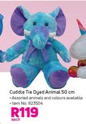 Cuddle Tie Dyed Animal 50cm-Each
