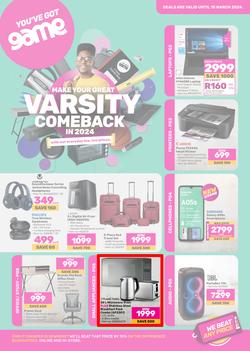 Game : Make Your Great Varsity Comeback In 2024 (21 February - 10 March 2024), page 1