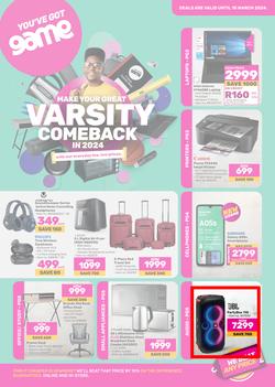 Game : Make Your Great Varsity Comeback In 2024 (21 February - 10 March 2024), page 1