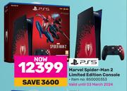 PS5 Marvel Spider-Man 2 Limited Edition Console