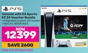 PS5 Console With EA Sports FC 24 Voucher Bundle