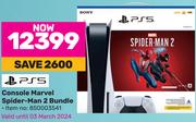 PS5 Console Marvel Spider-Man 2 Bundle