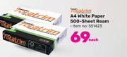 Rotatrim A4 White Paper 500-Sheet Ream-Each