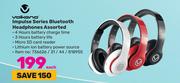 Volkano Impulse Series Bluetooth Headphones Assorted-Each