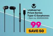 Volkano Prism Series Type-C Earphones