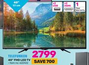 Telefunken 40"(101 cm) FHD LED TV