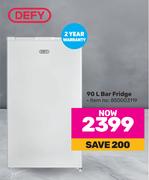 Defy 90Ltr Bar Fridge