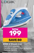 Logik 2000W Steam Iron 