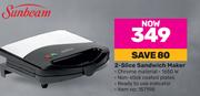 Sunbeam 2-Slice Sandwich Maker 