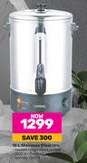 Logik 15Ltr Stainless Steel Urn