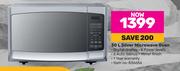 Logik 30Ltr Silver Microwave Oven